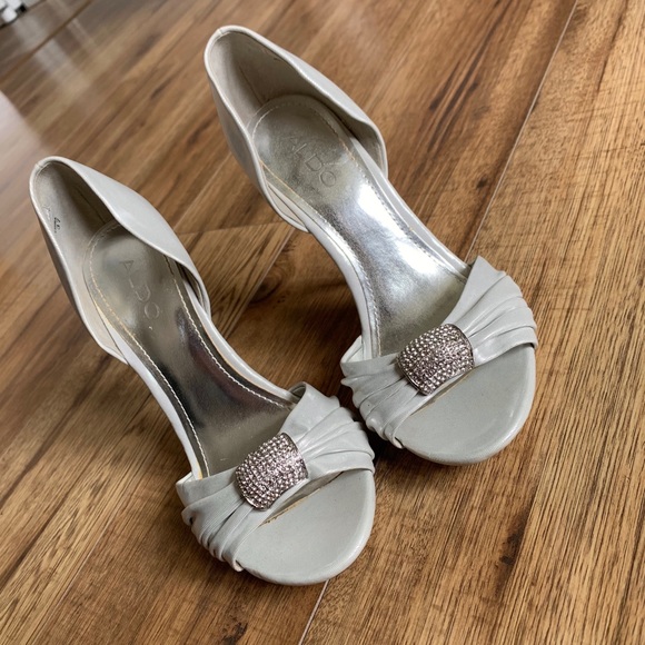 ALDO | Silver High Heels - Picture 6 of 12